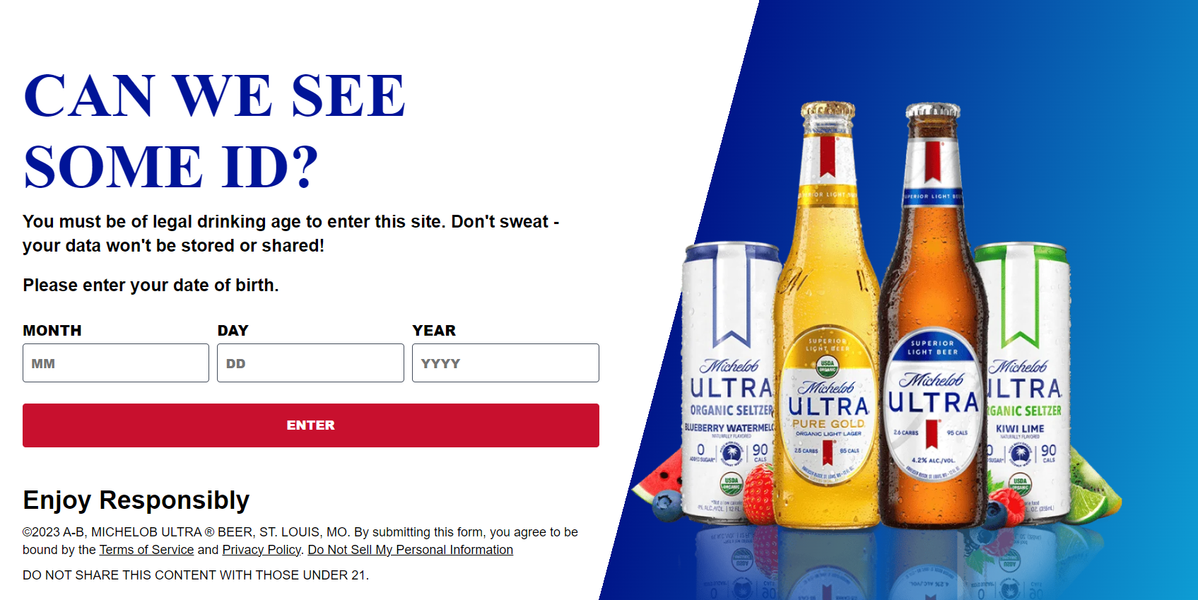Michelob Ultra Rebate Offer Number 2023 Usa