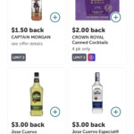 Liquor Mail In Rebate Up To 50 Captain Morgan Bailey s Johnny Walker Jos Cuervo More Thrifty Jinxy