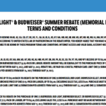 Bud Light Summer Rebate